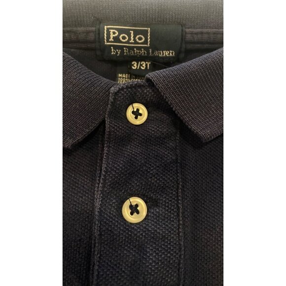 Ralph Lauren Green Plaid & Blue Polo Shirt, Big Logo, Toddlers Boys 3T, Lot - Picture 4 of 9